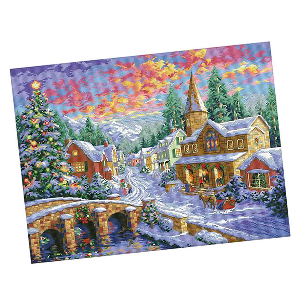 Cross Stitch Stamped Kits Beginners - Zestaw do haftowania DIY, haft krzyżykowy