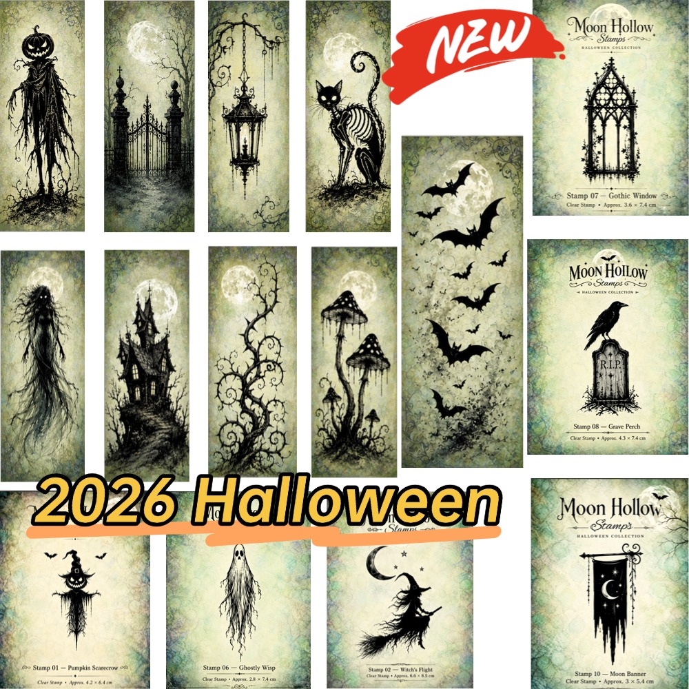 Clear Silicone Stamps For Card Making - Kolekcja Kapsułek Świąteczne Ramki Stemple Metalowe