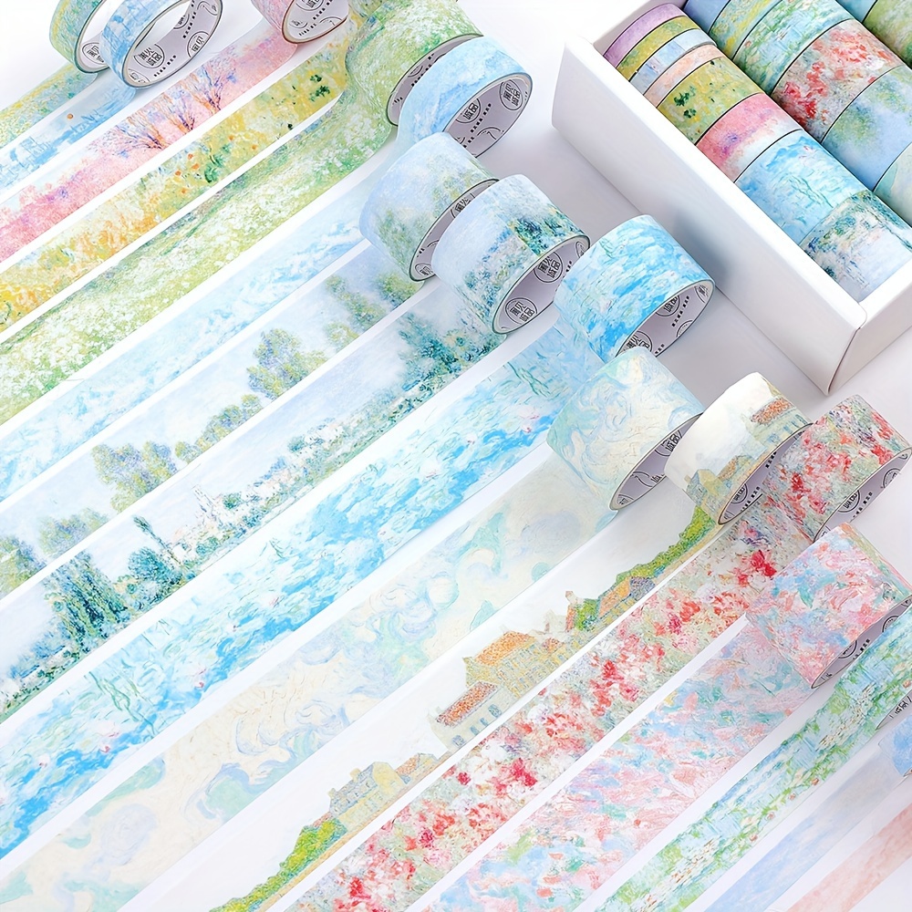 Painting Supplies - Zestaw 20 rolek taśm washi w
