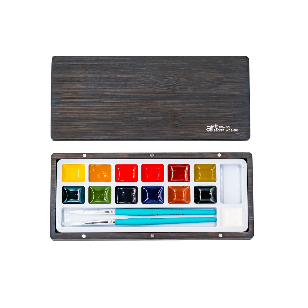 ArtSecret 13 Paleta Akwareli w – Watercolor Paint Set Solid Pigment recenzja i cena