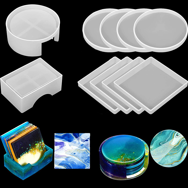 5 sztuk/zestaw Formy silikonow – Silicone Epoxy Resin Molds Set recenzja i cena