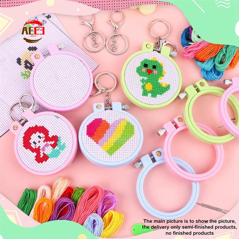 AEE3-6Pcs Zestawy do haftu krz – Cross Stitch Stamped Kits Beginners recenzja i cena