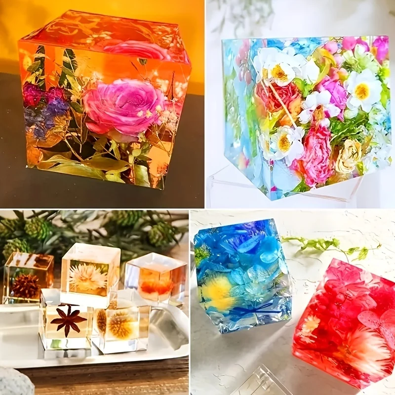 5 sztuk Kwadratowa forma silik – Silicone Epoxy Resin Molds Set recenzja i cena