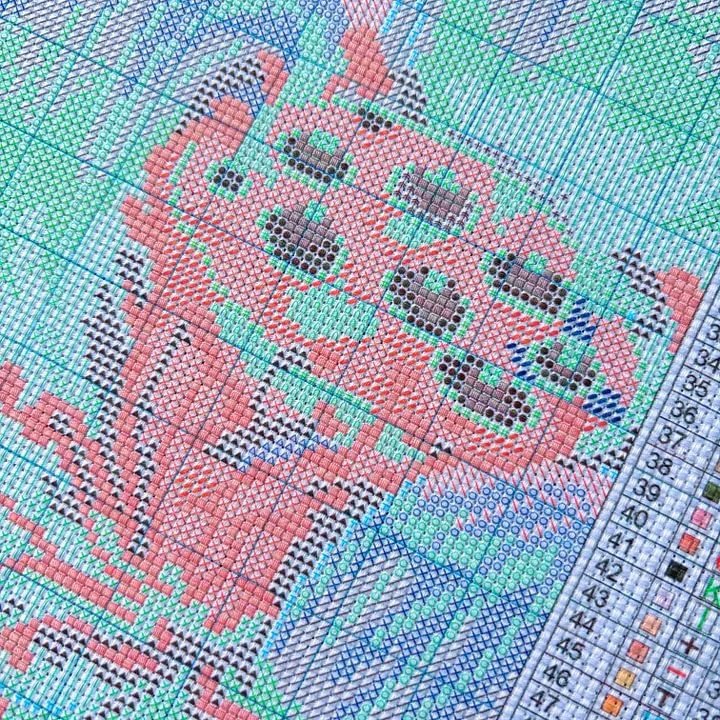 [[CC5130-66 Route Christmas Re – Cross Stitch Stamped Kits Beginners recenzja i cena